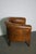 Vintage Dutch Cognac Leather Club Chair For Sale - Image 8 of 18