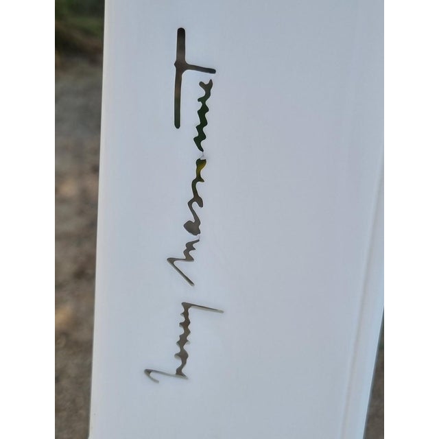 Plastic Plastic Boston Stackable Garden Chair by Pierre Paulin for Henry Massonnet, 1980s For Sale - Image 7 of 18