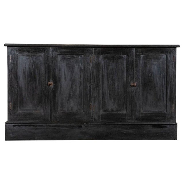 19th Century English Pine Ebonised Dresser Base, 1890s For Sale - Image 16 of 16