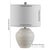 Not Yet Made - Made To Order Safavieh Lenon Ceramic Table Lamp - White For Sale - Image 5 of 7