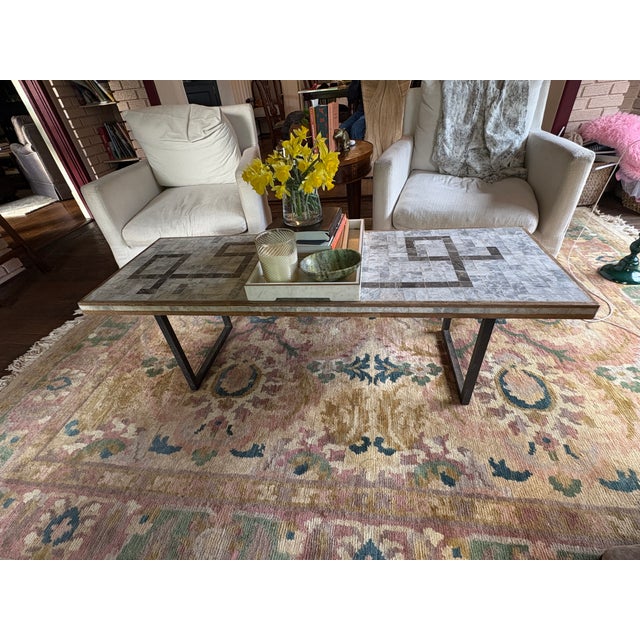 Swiss Mid-Century Modern Stone Mosaic Coffee Table, C. 1960 For Sale - Image 10 of 10