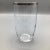 Transparent Crystal Platinum Rim Dorothy Thorpe Tumblers-Set of 5 For Sale - Image 8 of 12