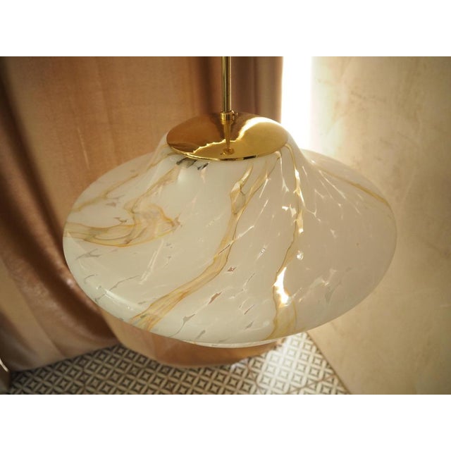 Mid-Century Modern Glass Pendant Light by Stefan Tabery, 1960s For Sale - Image 4 of 13