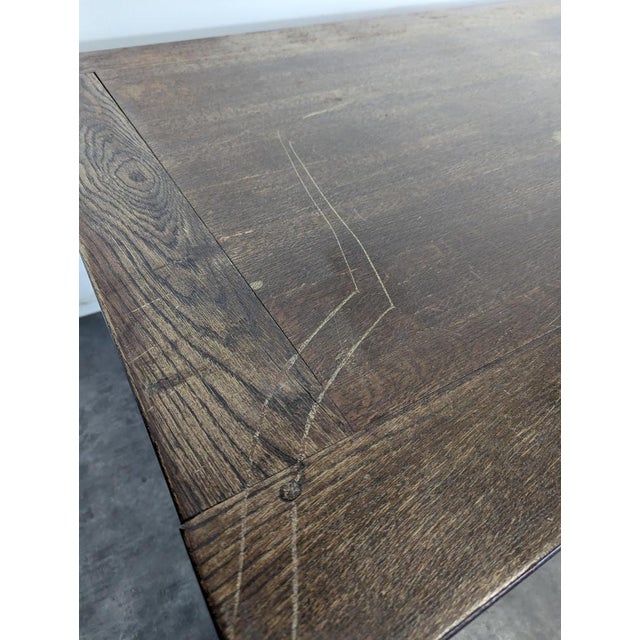 Spanish Table in Solid Oak For Sale - Image 5 of 8