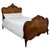 Antique French Walnut Double Bed, 1800s For Sale - Image 6 of 6