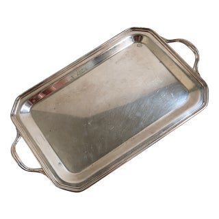 Mid-Century Modern Silver Plated Tray from Arno, Italy, 1960s For Sale