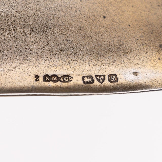 Antique 20th Century English Silver & Gold Business Card Case, Chester, 1911 For Sale - Image 12 of 13