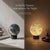 Aloadecor Cosmic Blue Hand-Blown Art Glass Globe Table Lamp Cordless Rechargeable Decorative Bedside Lamp With Dimmable Led For Sale - Image 4 of 11