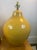 Modern 1970s Organic Modern Yellow Ceramic Lamps - a Pair For Sale - Image 3 of 7
