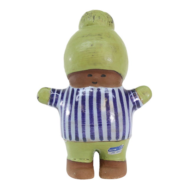 Vintage Swedish Lisa Larson for Gustavsberg Kalle Ceramic Sculpture For Sale