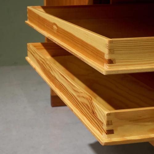Wood Öresund Cabinet in Teak and Oregon Pine by Børge Mogensen for Karl Andersson, Sweden, 1950s For Sale - Image 7 of 13