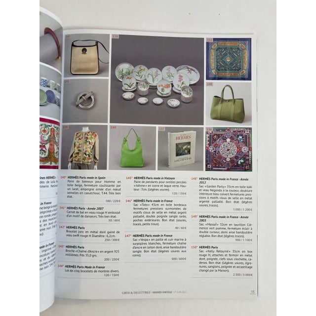 Hermes Paris Auction Catalog 2021 Published by Gros & Delettrez For Sale In Palm Springs - Image 6 of 9