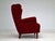 Vintage Mahogany & Wool Armchair, 1950s For Sale - Image 12 of 17