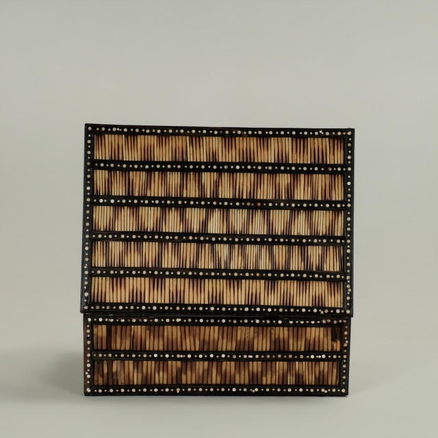 1910s Antique Anglo Indian Quill Box For Sale - Image 5 of 15