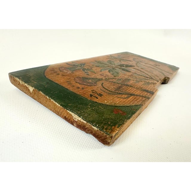 Antique Slovenian Folk Art Beehive Front Board, 19th Century, 1892 For Sale - Image 7 of 8