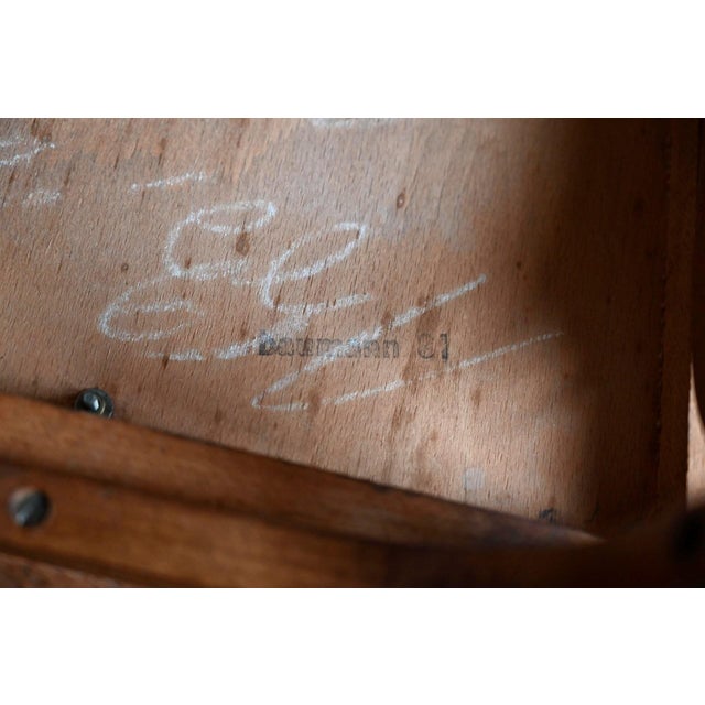 Brown Baumann Bistro Chairs by Joamin Baumann, 1980s, Set of 4 For Sale - Image 8 of 17