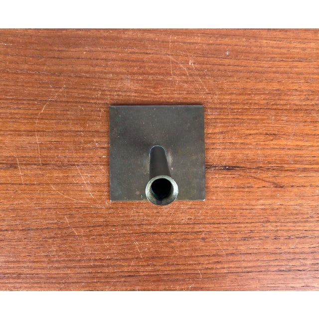 Mid-Century Modern Minimalist German Brass Pen Holder, 1950s For Sale - Image 12 of 15