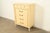 French Henredon French Regency Louis XVI Cream Lacquered Highboy Dresser, Circa 1960s For Sale - Image 3 of 17
