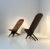 Wood Star Gazer Lounge Chairs, 1940s, Set of 2 For Sale - Image 7 of 7