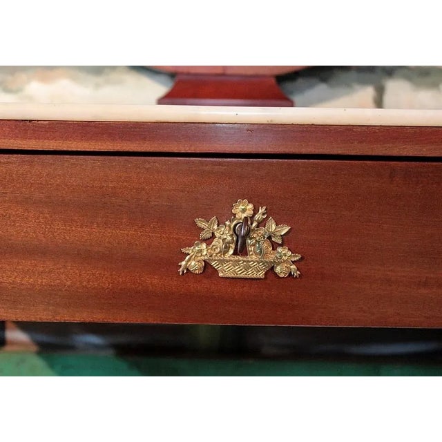 Brown 19th Century Mahogany Catering Hairdresser Table For Sale - Image 8 of 16