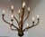 1970s Patinated Brass 12 Arm Chandelier Attributed to Hart Associates For Sale - Image 10 of 12