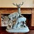 Max Arthur Waagen, Stag and Doe Sculpture, 1800s, Bronze, Metal and Zinc For Sale - Image 16 of 16