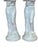 Stone Vintage Holland Mold Neoclassical Italian Style Figural Maiden Table Lamps With Grapes & Amphora, a Pair For Sale - Image 7 of 12
