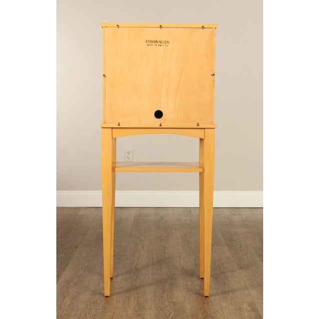 Ethan Allen Radius Collection Maple Cabinet For Sale - Image 9 of 12