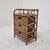Mid-Century Modern Italian Rattan and Wicker Three-Drawer Chest, 1970s For Sale - Image 6 of 14