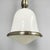 1960s Mid-Century Modern Italian Opaline Glass and Metal Pendants, 1960s, Set of 2 For Sale - Image 5 of 15