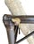 Attributed to Forbes for McGuire Vintage Campaign Safari Lounge Chairs in Woven Silk & Wood – Pair For Sale - Image 16 of 18
