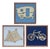 Wood Adventure Wall Frames (Set of 3) For Sale