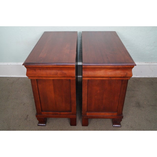 Ethan Allen British Classics "Daryn" Chests Nightstands A Pair Chairish