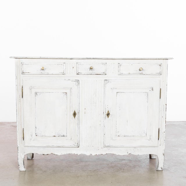 Late 19th Century 1880s French White Patinated Buffet For Sale - Image 5 of 12