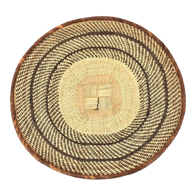 Early 20th Century Tonga Binga Basket 19.5 Inch For Sale