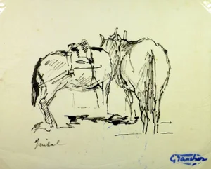 Jean-Baptiste Grancher, Pair of Horses