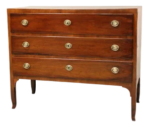 18th Century Italian Directory Chest of Drawers in Walnut