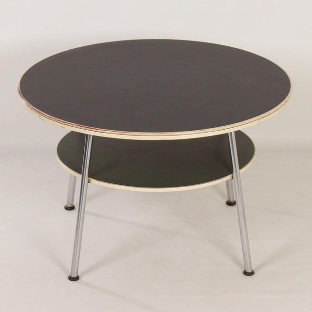 Large Round 529 Coffee Table by W.H. Gispen, 1950s For Sale - Image 3 of 14