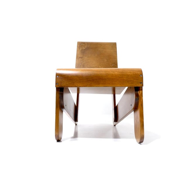 Vintage Dutch Plywood Lounge Chair, 1950s For Sale - Image 12 of 18