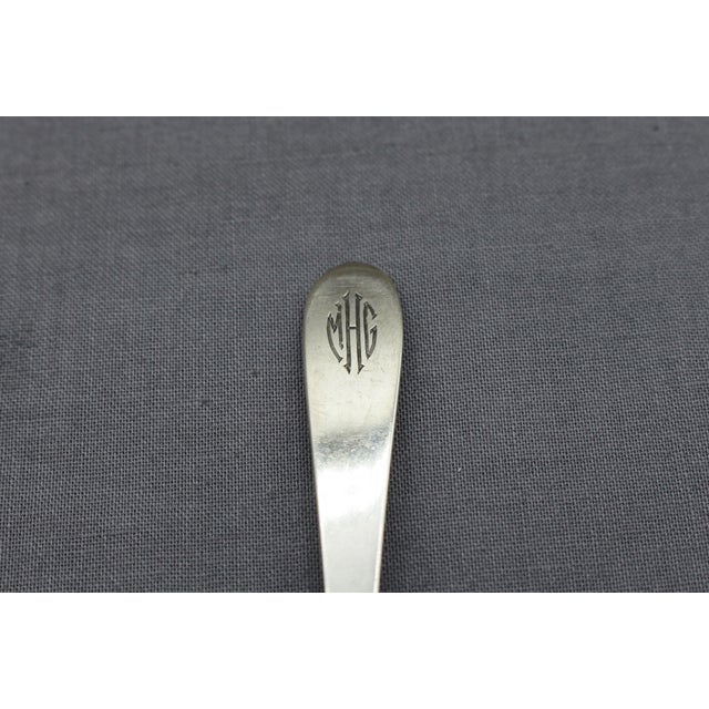 Gorham Silver Co. 1875 American Set of 8 Sterling Silver Demitasse Spoons by Gorham For Sale - Image 4 of 7
