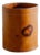 Vintage Danish Decorative Paper Bin in Patinated Leather, 1960s For Sale