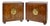 Vintage Henredon Attributed Asian Asian-Inspired Walnut Nightstands / Cabinets – Pair For Sale