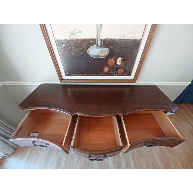 Serpentine Front Tuscan Double Dresser by Ethan Allen Chairish