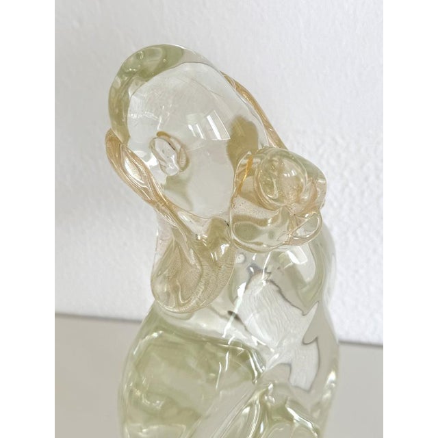 Mid-Century Modern Murano Glass Sculpture of Dog by Silvano Signoretto, 1990s For Sale - Image 3 of 15
