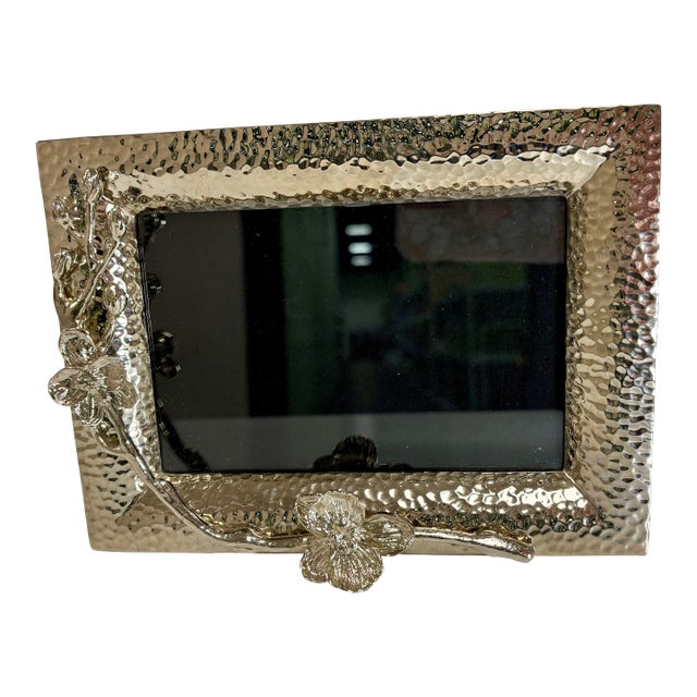 Michael Aram 'White Orchid' Silvertone Metal Frame For Sale