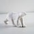 Richard ORLINSKI Pompon Bear x Orlinski Original resin sculpture White Edition 23 x 12 x 4.5 cm Presented in its original...