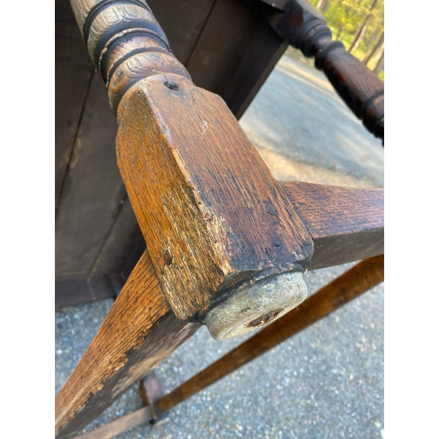 Wood 17th Century Jacobean 3 Plank Oak Refectory Table For Sale - Image 7 of 13
