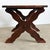 Late 19th Century Italian 19th Century Inset Marble-Top Oak Trestle Table For Sale - Image 5 of 14