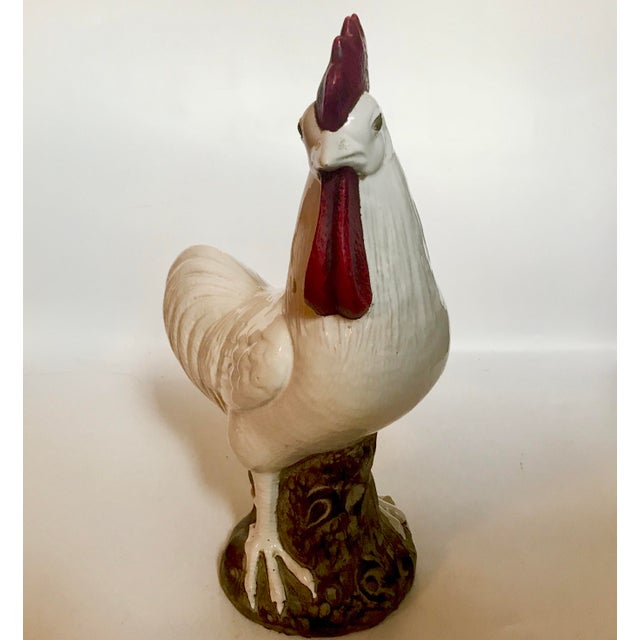Modern 1935-1955 Ugo Zaccagnini Modernist Rooster Figure, Signed For Sale - Image 3 of 11