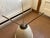 1970s Mid Century Bullet Planter Swirl Splatter and Stand For Sale - Image 6 of 8